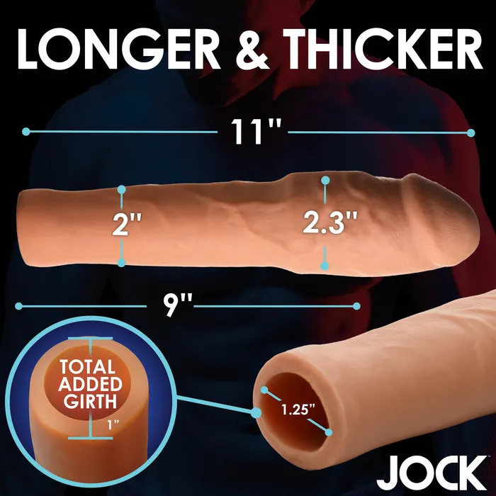 Extra Thick 2 Inch Penis Extension | Jock Male Sex Toys