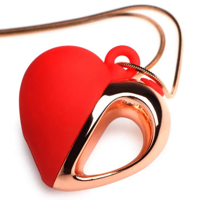Female Sex Toys | Charmed 10X Vibrating Silicone Heart Necklace
