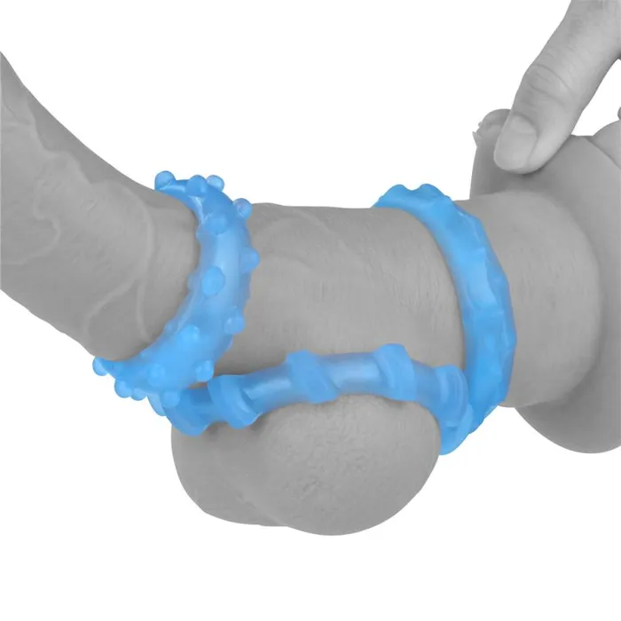 Lovetoy Male Sex Toys | Lumino Play Penis Rings 3 Pc