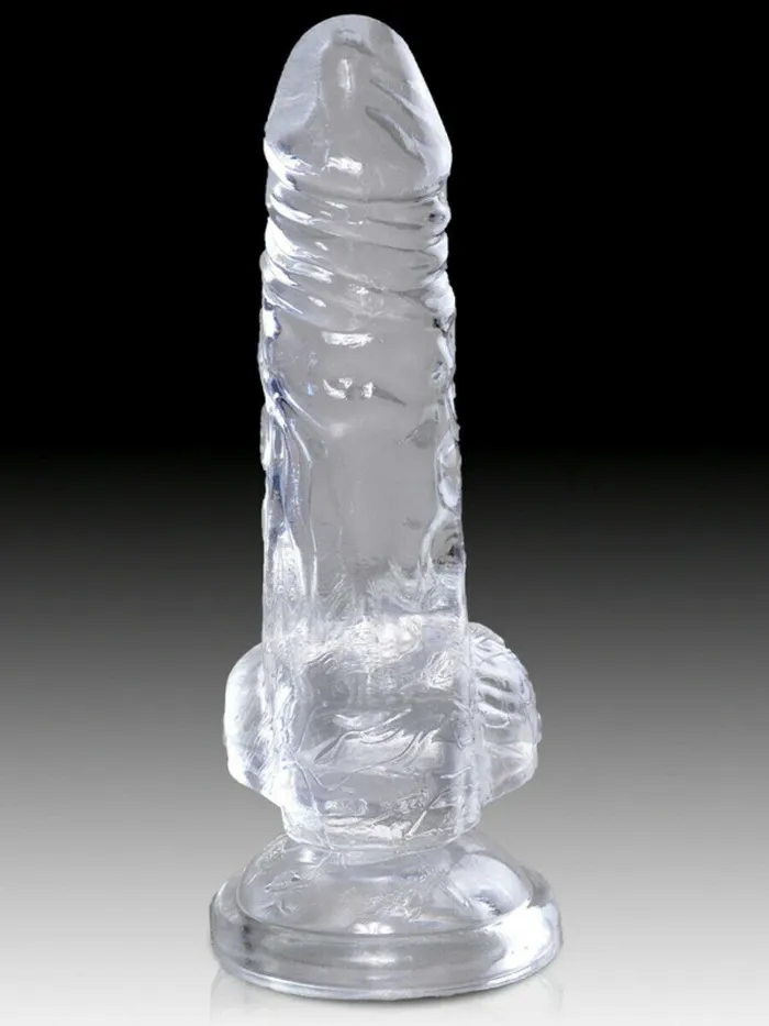 Pipedream Dildos | King Cock Clear 5 in. Cock with Balls