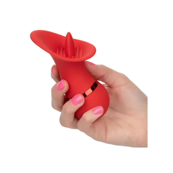 Female Sex Toys | California Exotic French Kiss Seducer Teasing Tongue Vibrator