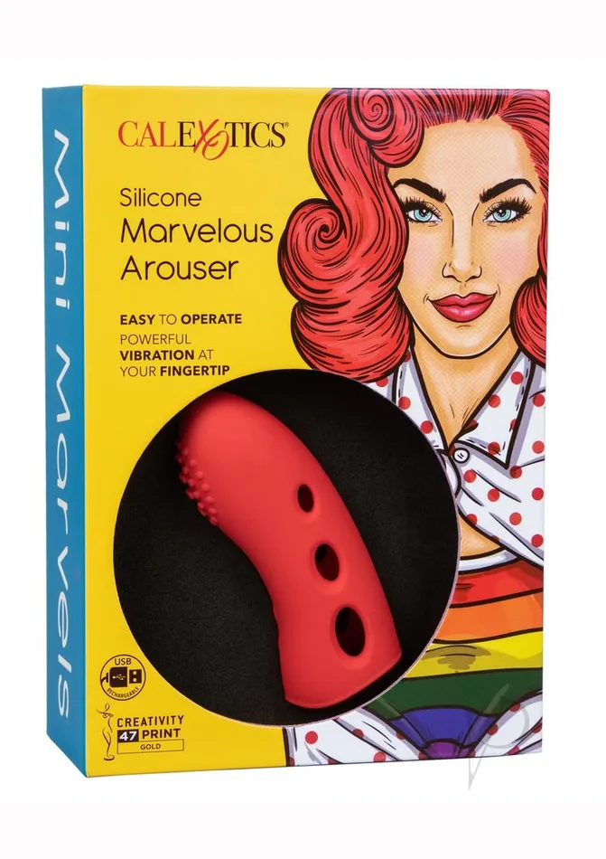Female Sex Toys | Mini Marvels Mini Marvels Marvelous Arouser Rechargeable Silicone Finger Vibrator