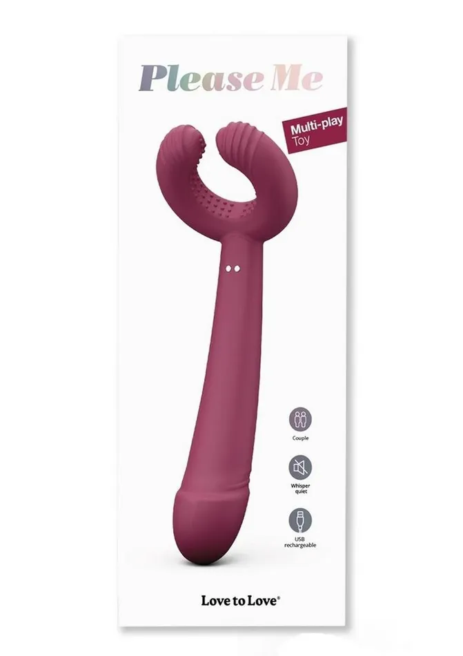 Female Sex Toys | Please Me Rechargeable Silicone Vibrator - Love to Love