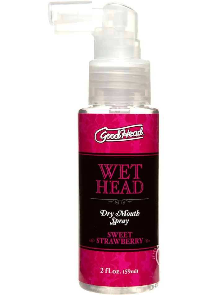 Goodhead Wet Head Mouth Spray Strawberry | Doc Johnson Enterprises Male Sex Toys