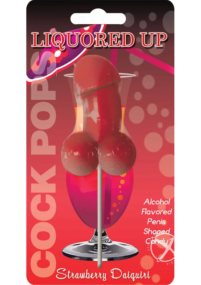 Male Sex Toys | Hott Products Liquored Up Cock Pop Strawberry Daiquiri
