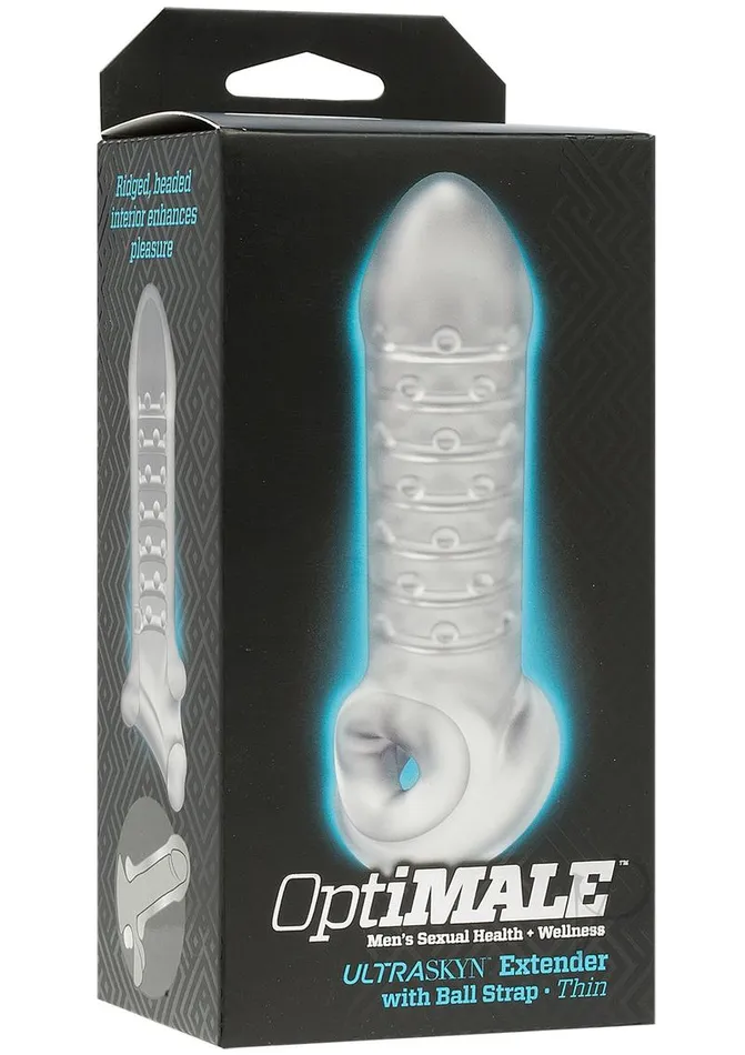 OptiMALE Optimale Thin Extender with Ball Strap | Male Sex Toys