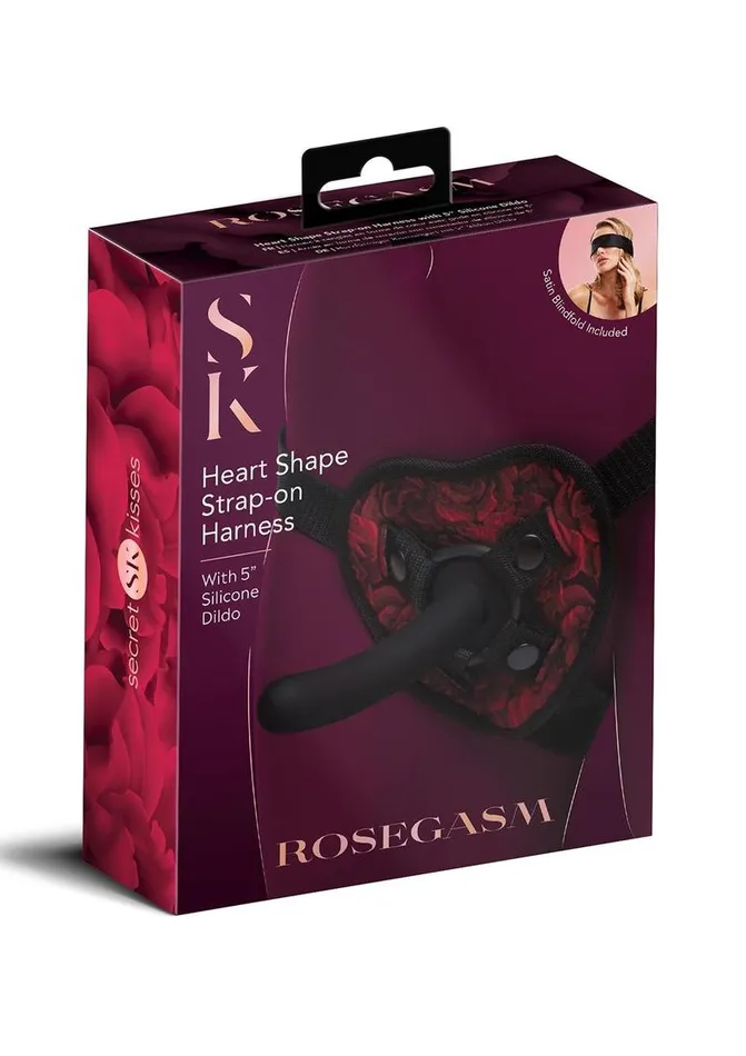 Secret Kisses Female Sex Toys | Rosegasm Strap-On Harness W/ Dildo