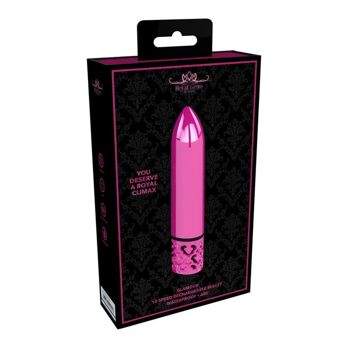 Shots Toys Royal Gems Glamour Rechargeable Bullet Pink | Vibrators