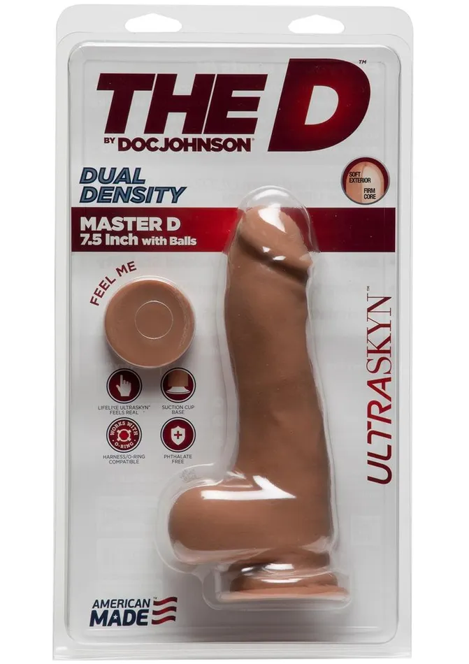 The D Female Sex Toys | The D Master D Ultraskyn Dildo with Balls