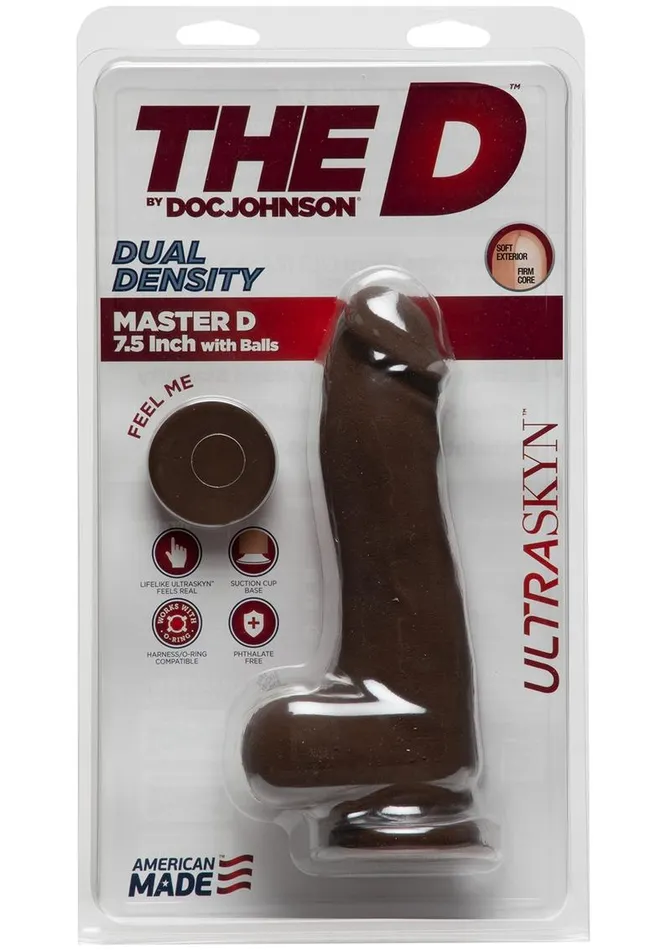 The D Female Sex Toys | The D Master D Ultraskyn Dildo with Balls