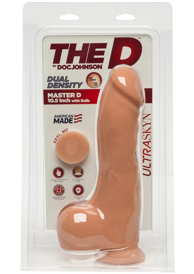 The D Female Sex Toys | The D Master D Ultraskyn Dildo with Balls