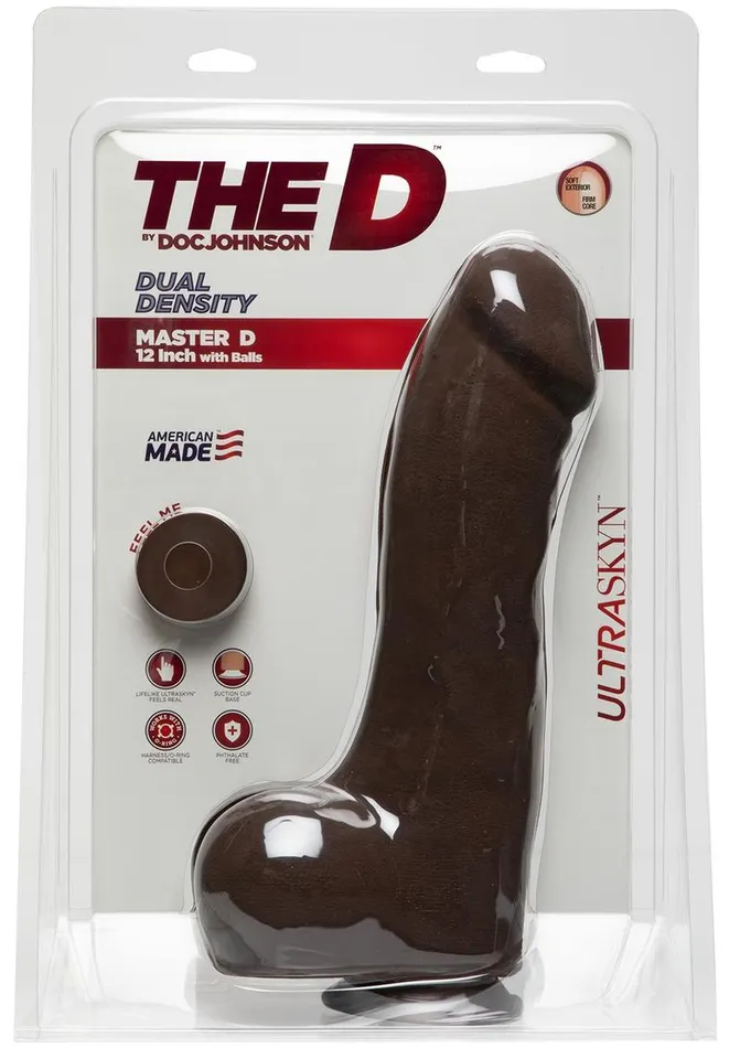 The D Female Sex Toys | The D Master D Ultraskyn Dildo with Balls