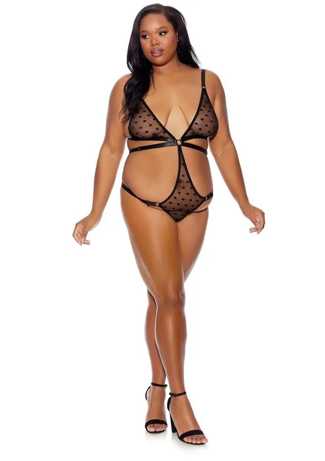 Vibrators | Barely Bare Barely Bare Strappy Bikini Teddy