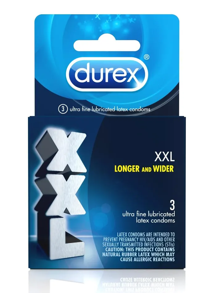 Vibrators | Paradise Marketing Services Pm Durex Xxl 3Pk