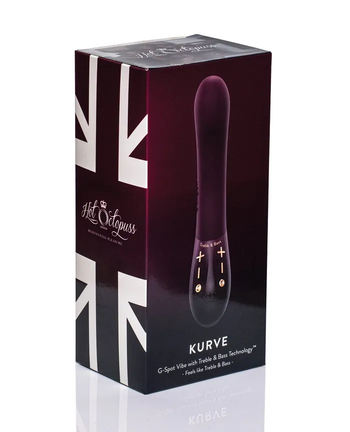 Hot Octopuss Vibrators | Hot Octopuss Kurve G Spot - Plum