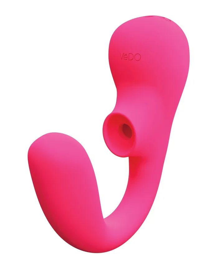 VeDO Vibrators | VeDO Suki Plus Rechargeable Dual Sonic Vibe - Foxy Pink